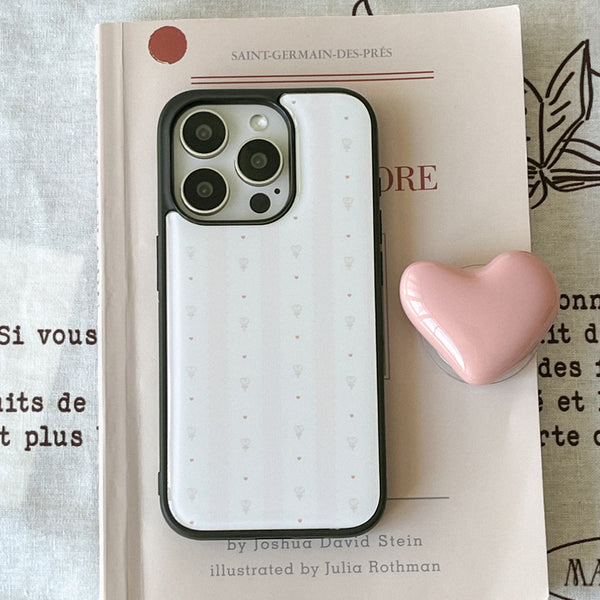 [Mademoment] Mini Tulip Pattern Design Bumper Phone Case