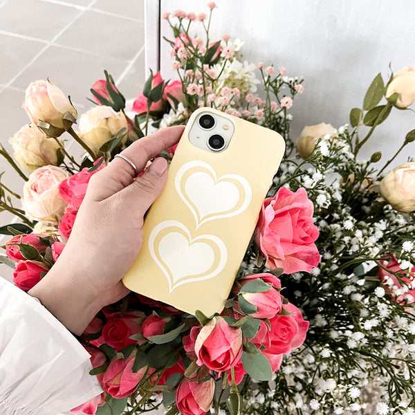 [Mademoment] Coloring Yellow Design Phone Case