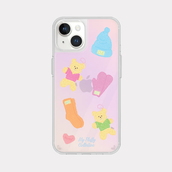 [Mademoment] My Fluffy Collection Design Glossy Mirror Phone