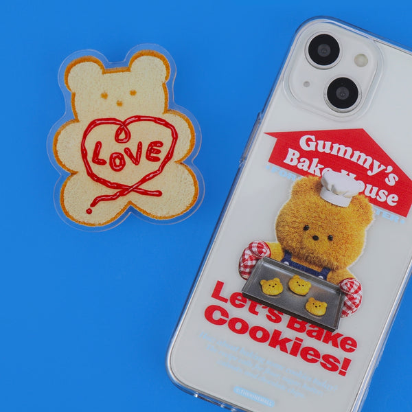 [THENINEMALL] Cookie Gummy Clear Phone Case (3 types)