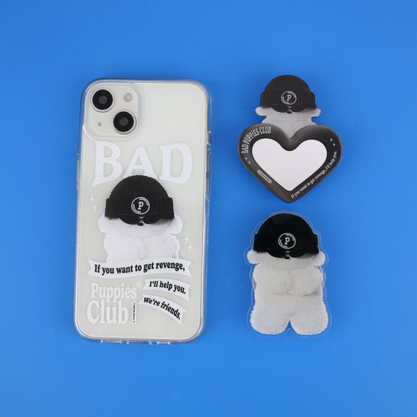 [THENINEMALL] Bad Puppies Club Clear Phone Case (3 types)