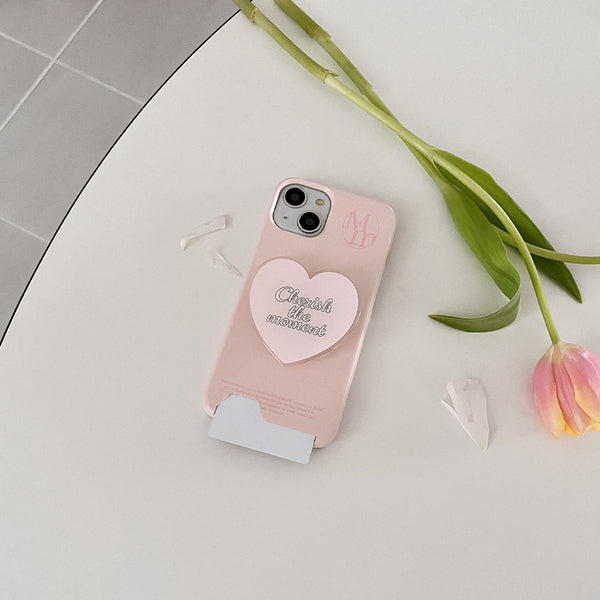 [Mademoment] Blossom Plain Design Phone Case