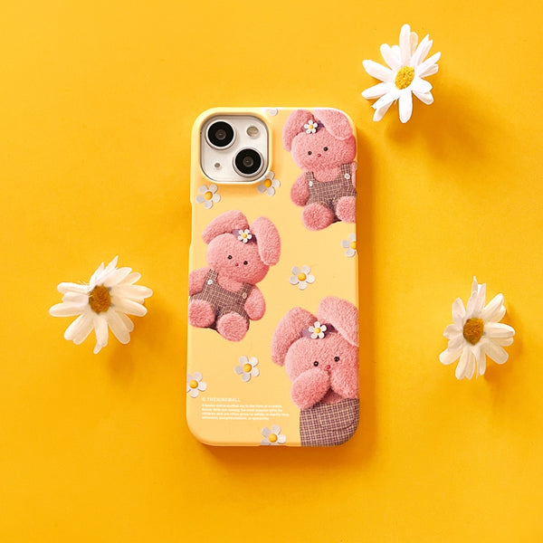 [THENINEMALL] Daisy Hair Tie Windy Hard Phone Case (2 types)