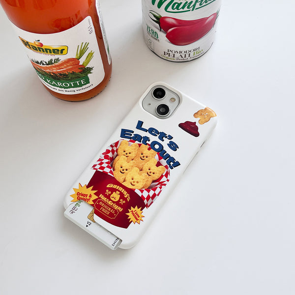 [THENINEMALL] Smile Gummy Fries Hard Phone Case (2 types)