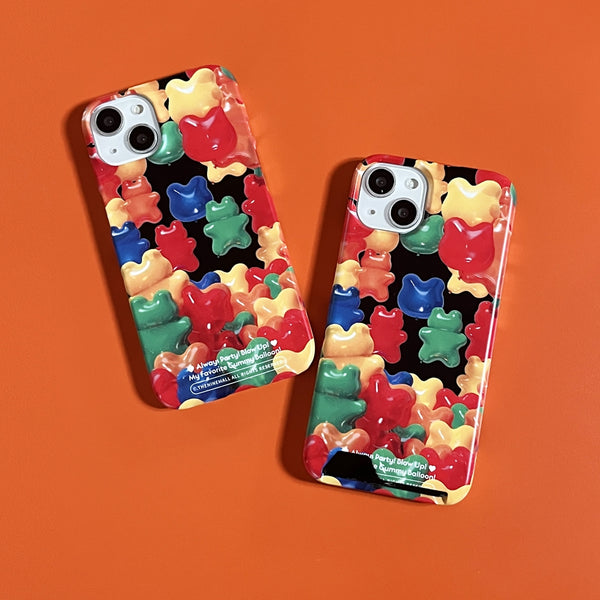 [THENINEMALL] Gummy Balloon Party Hard Phone Case (2 types)