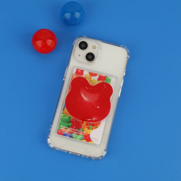 [THENINEMALL] Gummy Balloon Party Clear Phone Case (4 types)