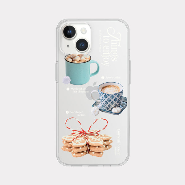 [Mademoment] Holiday Dessert Design Clear Phone Case (3 Types)