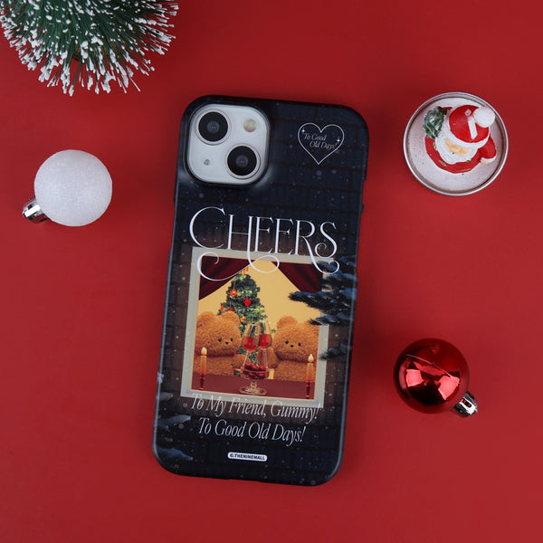 [THENINEMALL] Cheers Gummy Hard Phone Case (2 types)