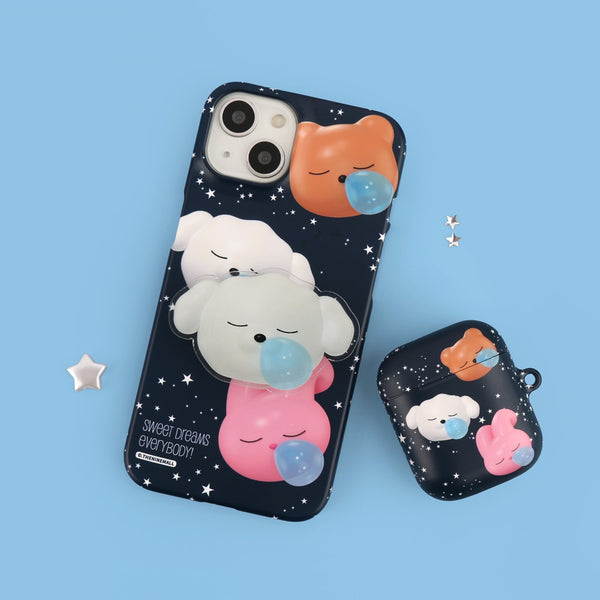 [THENINEMALL] Pattern Sweet Dreams Hard Phone Case (2 types)