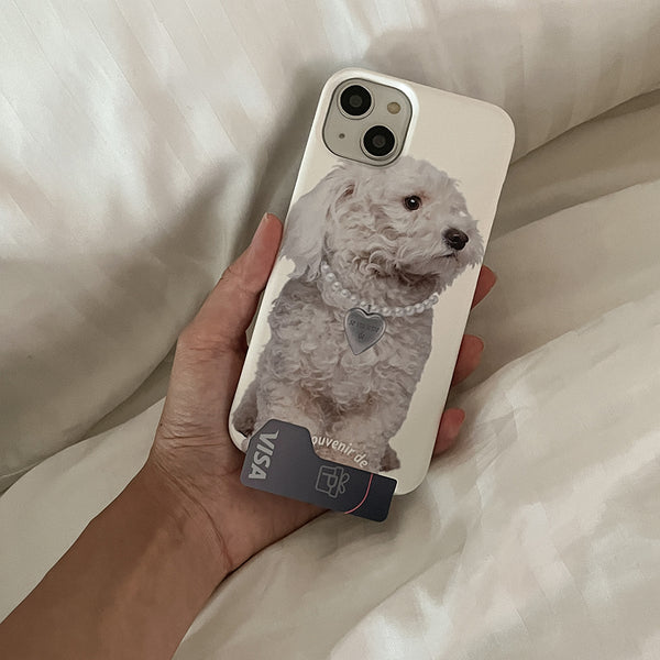 [Mademoment] Puppy Souvenir Pendant Design Phone Case