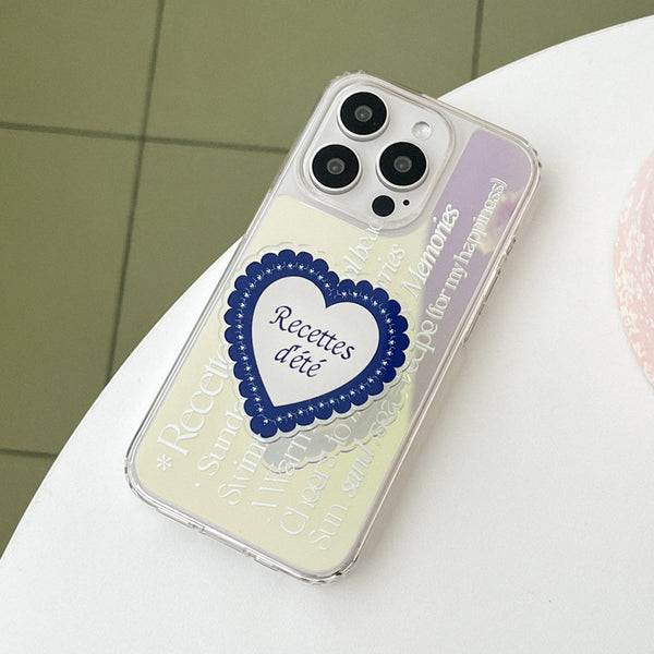 [Mademoment] Summer Recipe Design Glossy Mirror Phone