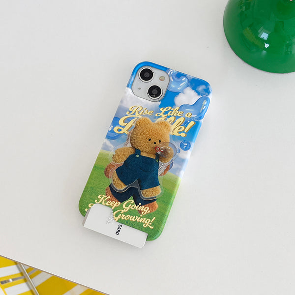 [THENINEMALL] Bubble Gummy Hard Phone Case (2 types)