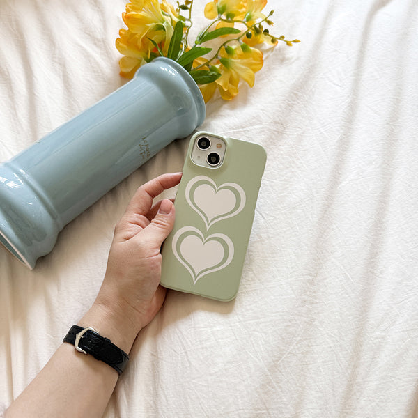 [Mademoment] Coloring Green Design Phone Case