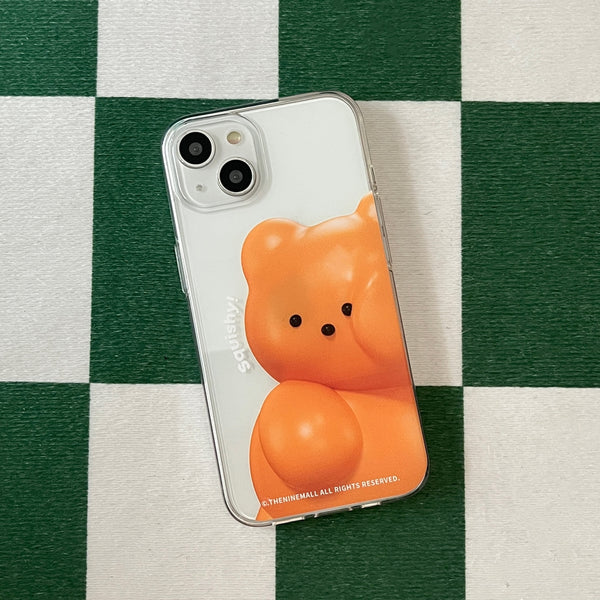 [THENINEMALL] Gummy Squishy Clear Phone Case (3 types)