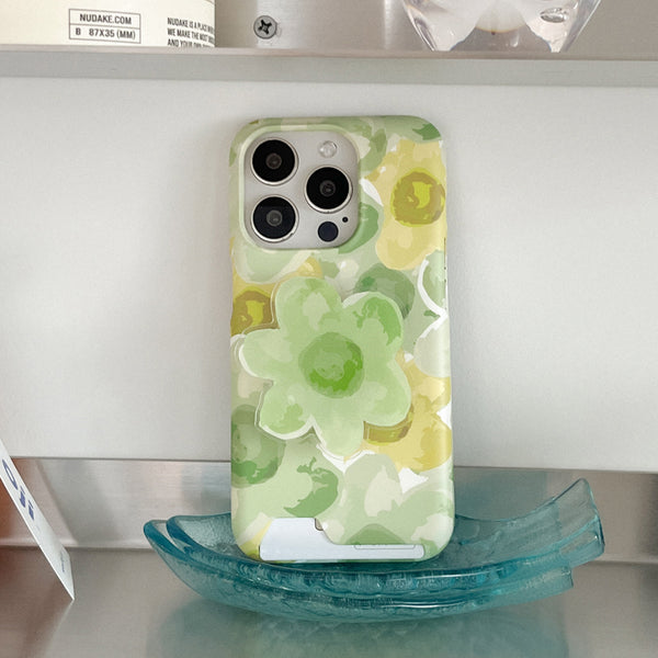 [Mademoment] Flower Watercolor Design Phone Case