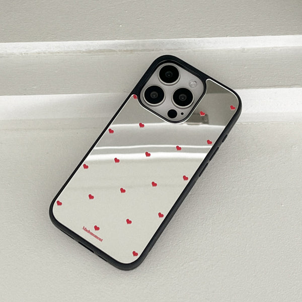 [Mademoment] Small Heart Pattern Design Bumper Phone Case