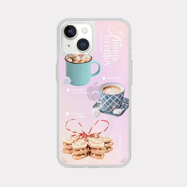 [Mademoment] Holiday Dessert Design Glossy Mirror Phone