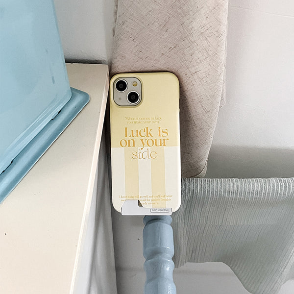 [Mademoment] Coloring Yellow Design Phone Case