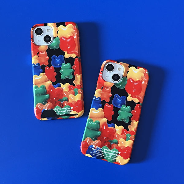 [THENINEMALL] Gummy Balloon Party Hard Phone Case (2 types)