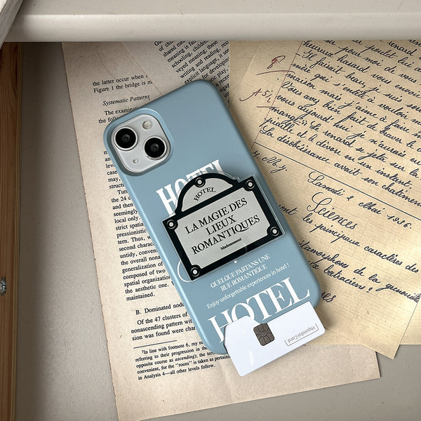 [Mademoment] Hotel Du Moment Design Phone Case