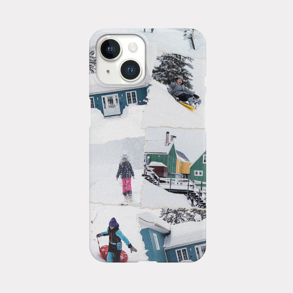 [Mademoment] Collage White Snow Design Phone Case