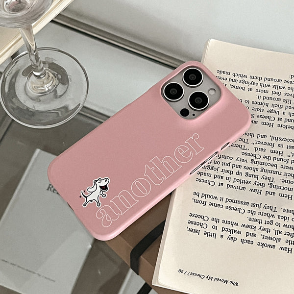 [Mademoment] Another Dog Line Design Phone Case