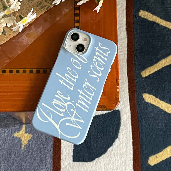 [Mademoment] Love The Scents Lettering Design Phone Case