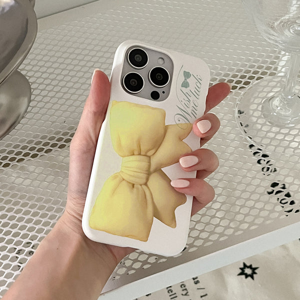 [Mademoment] Big Wish Ribbon Design Phone Case