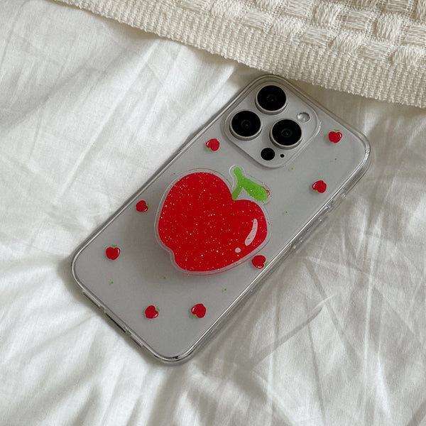 [Mademoment] Mini Fruit Pattern Design Clear Phone Case (3 Types)