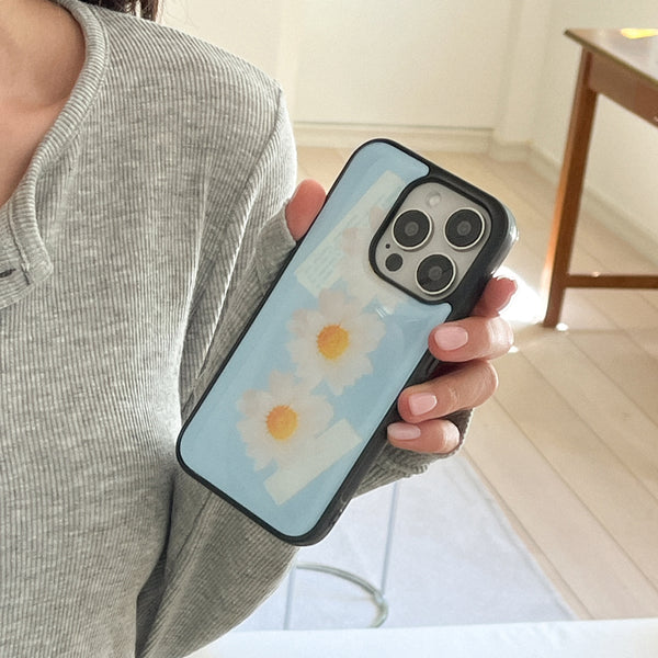 [Mademoment] Pure Daisy Design Bumper Phone Case