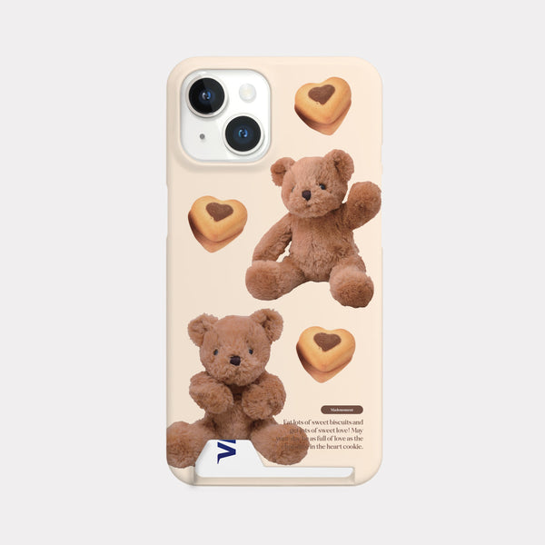 [Mademoment] Pattern Sweet Some Teddy Design Phone Case