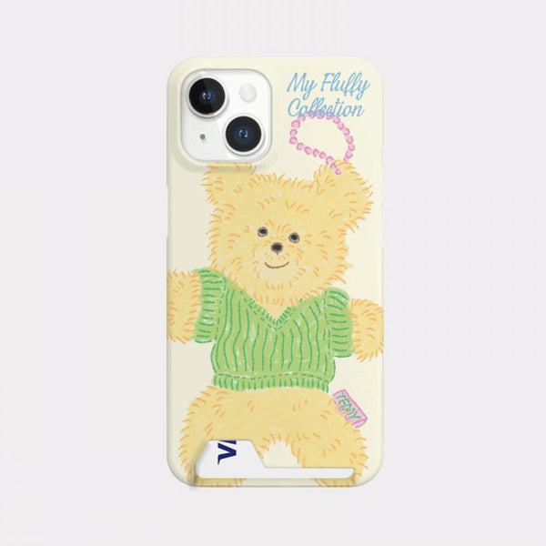 [Mademoment] Big Knit Bear Design Phone Case