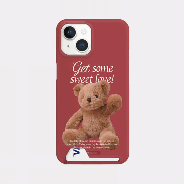 [Mademoment] Sweet Some Teddy Design Phone Case