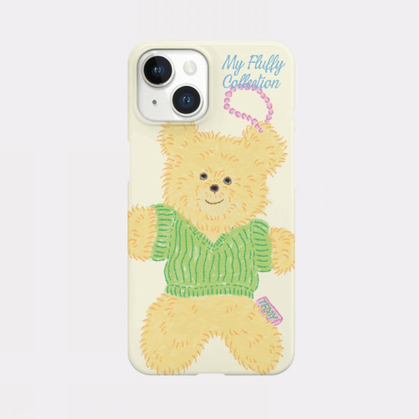 [Mademoment] Big Knit Bear Design Phone Case