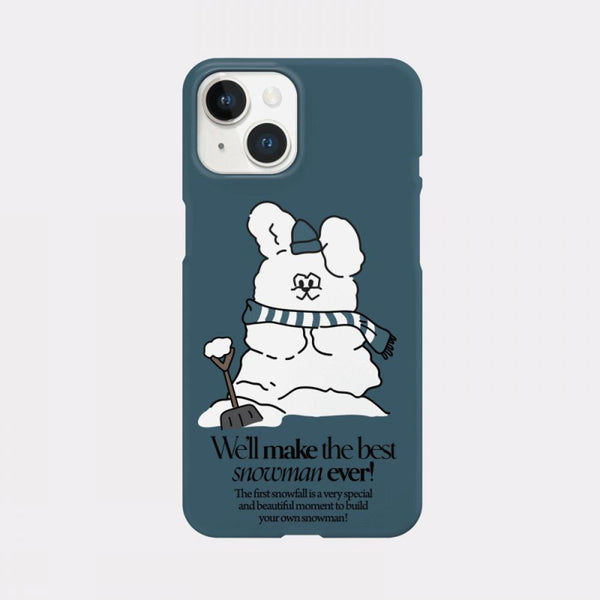 [Mademoment] Build Snowman Butty Design Phone Case