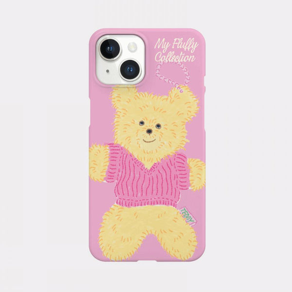 [Mademoment] Big Knit Bear Design Phone Case