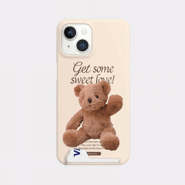 [Mademoment] Sweet Some Teddy Design Phone Case