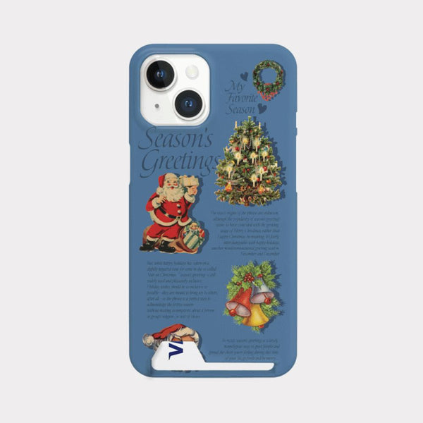 [Mademoment] Vintage Seasons Greetings Design Phone Case