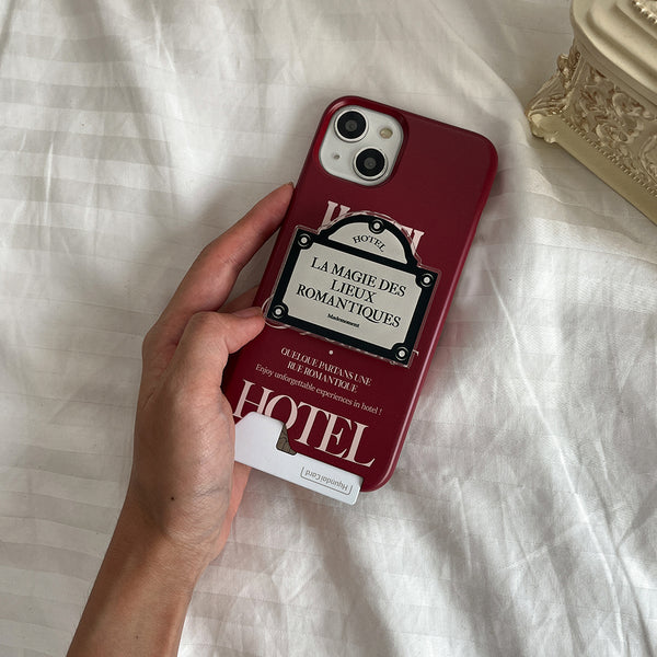 [Mademoment] Hotel Du Moment Design Phone Case