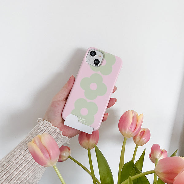 [Mademoment] Flower Drops Gradation Design Phone Case