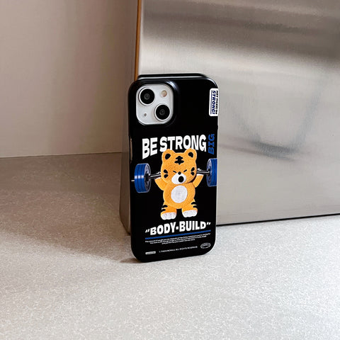 [THENINEMALL] Squat Hey Tiger Hard Phone Case (2 types)