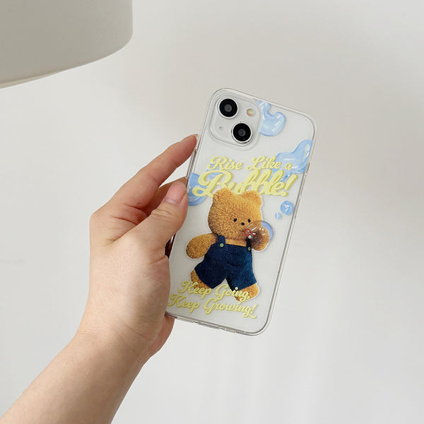 [THENINEMALL] Bubble Gummy Clear Phone Case (3 types)