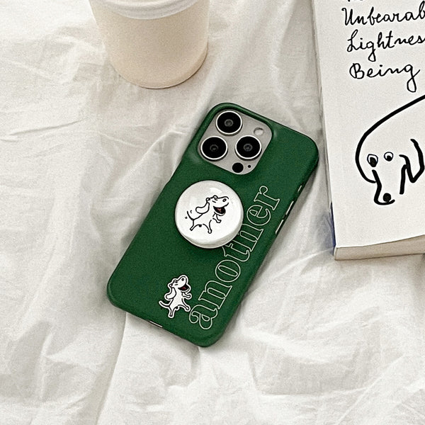 [Mademoment] Another Dog Line Design Phone Case