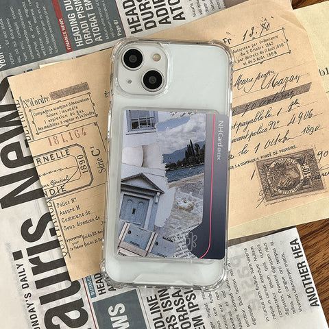 [Mademoment] Collage Holiday Design Clear Phone Case (1 Type)