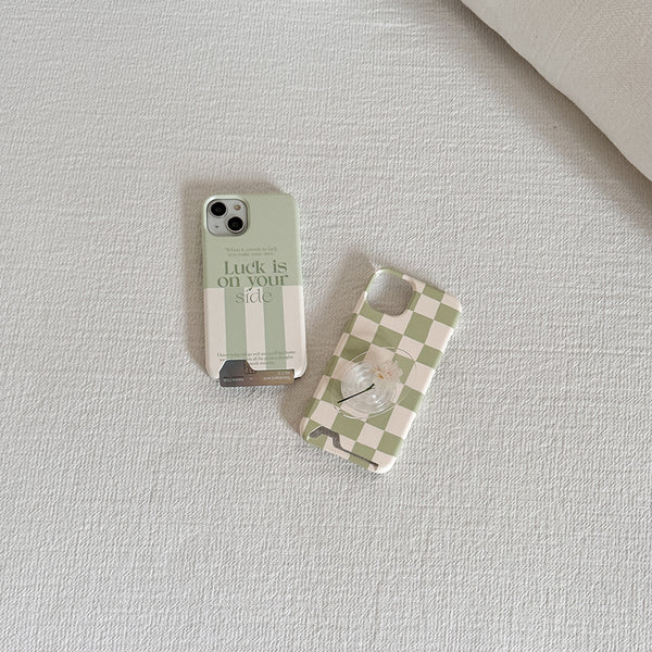 [Mademoment] Coloring Green Design Phone Case