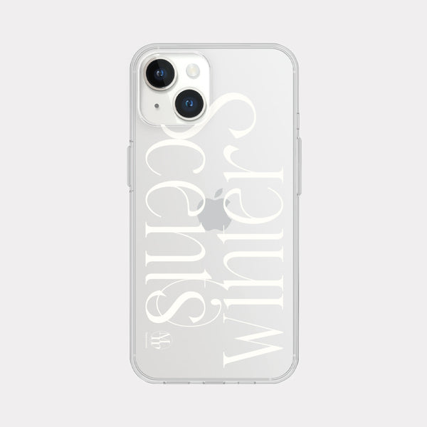 [Mademoment] Scents Of Winter Design Clear Phone Case (3 Types)