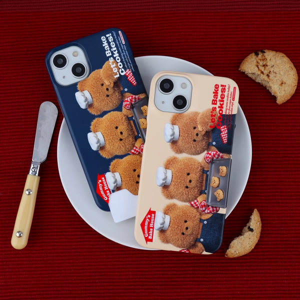 [THENINEMALL] Big Cookie Gummy Hard Phone Case (2 types)