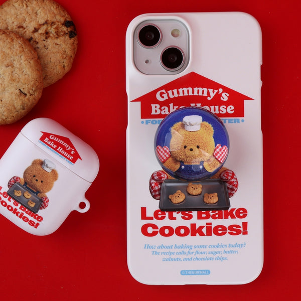 [THENINEMALL] Cookie Gummy Hard Phone Case (2 types)