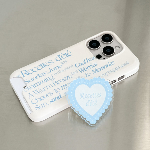 [Mademoment] Summer Recipe Design Phone Case