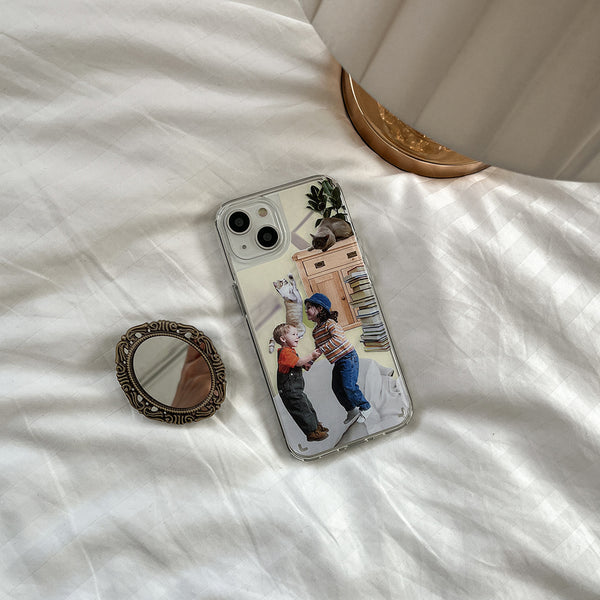 [Mademoment] Joyful Day Design Glossy Mirror Phone Case